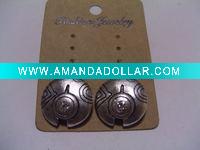 Wholesale new arrival 50dozens ancients silver oil drip dangle earrings wholesale
