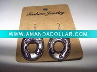Wholesale new arrival 50dozens ancients silver oil drip dangle earrings wholesale