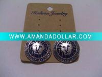 Wholesale new arrival 50dozens ancients silver oil drip dangle earrings wholesale