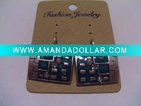 Wholesale new arrival 50dozens ancients silver oil drip dangle earrings wholesale