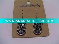 Wholesale new arrival 50dozens ancients silver oil drip dangle earrings wholesale