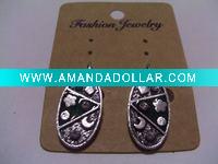 Wholesale new arrival 50dozens ancients silver oil drip dangle earrings wholesale