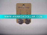 Wholesale new arrival 50dozens ancients silver oil drip dangle earrings wholesale
