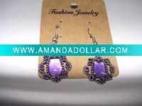 Wholesale new arrival 50dozens ancients silver oil drip dangle earrings wholesale