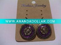 Wholesale new arrival 50dozens ancients silver oil drip dangle earrings wholesale