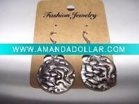 Wholesale new arrival 50dozens ancients silver oil drip dangle earrings wholesale