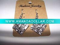 Wholesale new arrival 50dozens ancients silver oil drip dangle earrings wholesale