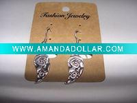 Wholesale new arrival 50dozens ancients silver oil drip dangle earrings wholesale