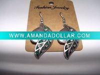 Wholesale new arrival 50dozens ancients silver oil drip dangle earrings wholesale