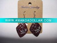 Wholesale new arrival 50dozens ancients silver oil drip dangle earrings wholesale