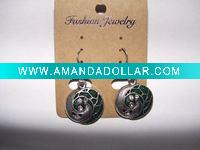Wholesale new arrival 50dozens ancients silver oil drip dangle earrings wholesale