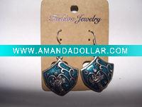 Wholesale new arrival 50dozens ancients silver oil drip dangle earrings wholesale