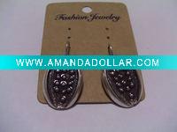 Wholesale new arrival 50dozens ancients silver oil drip dangle earrings wholesale