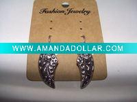 Wholesale new arrival 50dozens ancients silver oil drip dangle earrings wholesale