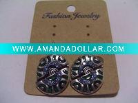 Wholesale new arrival 50dozens ancients silver oil drip dangle earrings wholesale