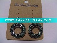 Wholesale new arrival 50dozens ancients silver oil drip dangle earrings wholesale