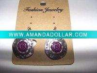 Wholesale new arrival 50dozens ancients silver oil drip dangle earrings wholesale