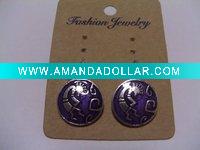 Wholesale new arrival 50dozens ancients silver oil drip dangle earrings wholesale