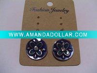 Wholesale new arrival 50dozens ancients silver oil drip dangle earrings wholesale
