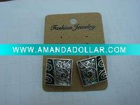 Wholesale new arrival 50dozens ancients silver oil drip dangle earrings wholesale