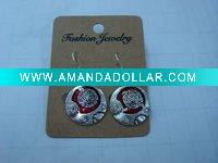Wholesale new arrival 50dozens ancients silver oil drip dangle earrings wholesale