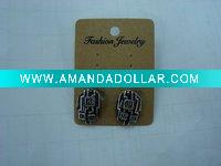 Wholesale new arrival 50dozens ancients silver oil drip dangle earrings wholesale