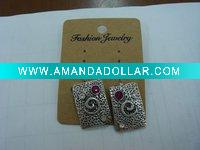Wholesale new arrival 50dozens ancients silver oil drip dangle earrings wholesale