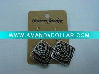 Wholesale new arrival 50dozens ancients silver oil drip dangle earrings wholesale
