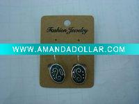 Wholesale new arrival 50dozens ancients silver oil drip dangle earrings wholesale