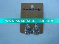Wholesale new arrival 50dozens ancients silver oil drip dangle earrings wholesale
