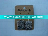 Wholesale new arrival 50dozens ancients silver oil drip dangle earrings wholesale