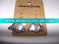 Wholesale new arrival 50dozens ancients silver oil drip dangle earrings wholesale
