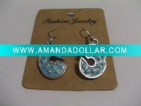 Wholesale new arrival 50dozens ancients silver oil drip dangle earrings wholesale
