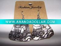 Wholesale new arrival 50dozens ancients silver oil drip dangle earrings wholesale