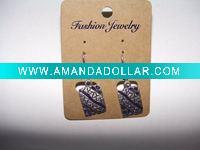 Wholesale new arrival 50dozens ancients silver oil drip dangle earrings wholesale