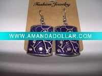 Wholesale new arrival 50dozens ancients silver oil drip dangle earrings wholesale