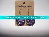 Wholesale new arrival 50dozens ancients silver oil drip dangle earrings wholesale