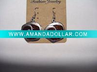 Wholesale new arrival 50dozens ancients silver oil drip dangle earrings wholesale