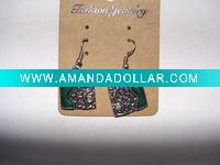 Wholesale new arrival 50dozens ancients silver oil drip dangle earrings wholesale