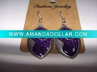 Wholesale new arrival 50dozens ancients silver oil drip dangle earrings wholesale