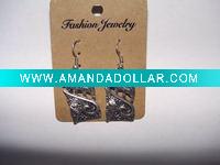 Wholesale new arrival 50dozens ancients silver oil drip dangle earrings wholesale