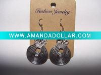 Wholesale new arrival 50dozens ancients silver oil drip dangle earrings wholesale