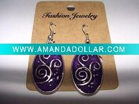 Wholesale new arrival 50dozens ancients silver oil drip dangle earrings wholesale