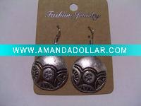 Wholesale new arrival 50dozens ancients silver oil drip dangle earrings wholesale