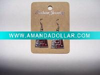 Wholesale new arrival 50dozens ancients silver oil drip dangle earrings wholesale