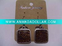 Wholesale new arrival 50dozens ancients silver oil drip dangle earrings wholesale
