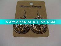 Wholesale new arrival 50dozens ancients silver oil drip dangle earrings wholesale