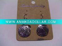 Wholesale new arrival 50dozens ancients silver oil drip dangle earrings wholesale
