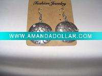 Wholesale new arrival 50dozens ancients silver oil drip dangle earrings wholesale
