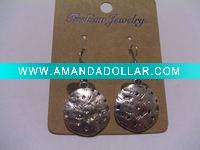 Wholesale new arrival 50dozens ancients silver oil drip dangle earrings wholesale